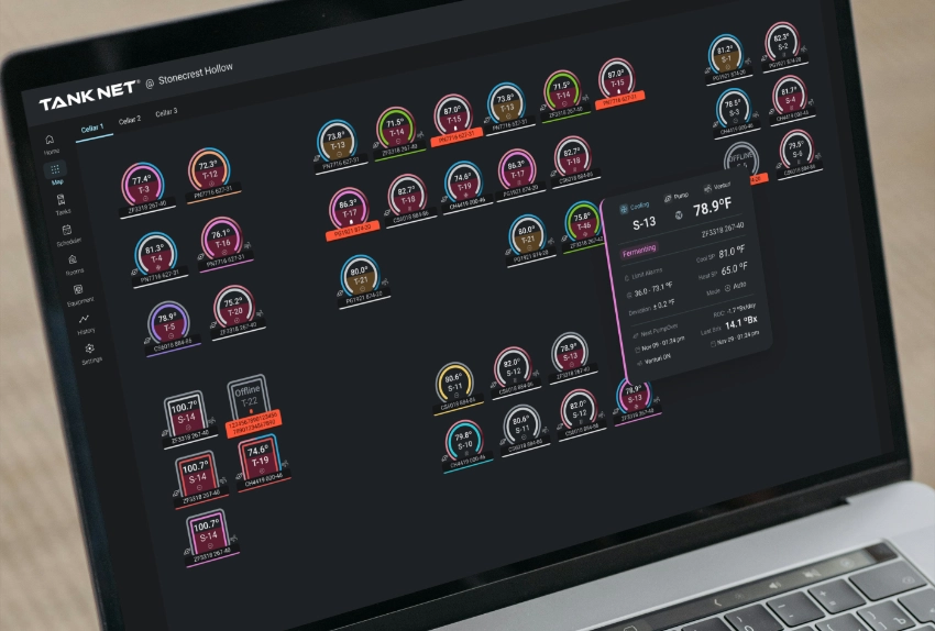 Tank Map Cellar View